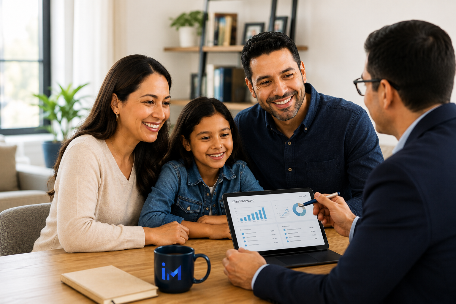 Multi-generational Hispanic family